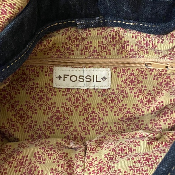 Fossil Black Crossbody Bag with Stud Accents - Picture 2 of 4